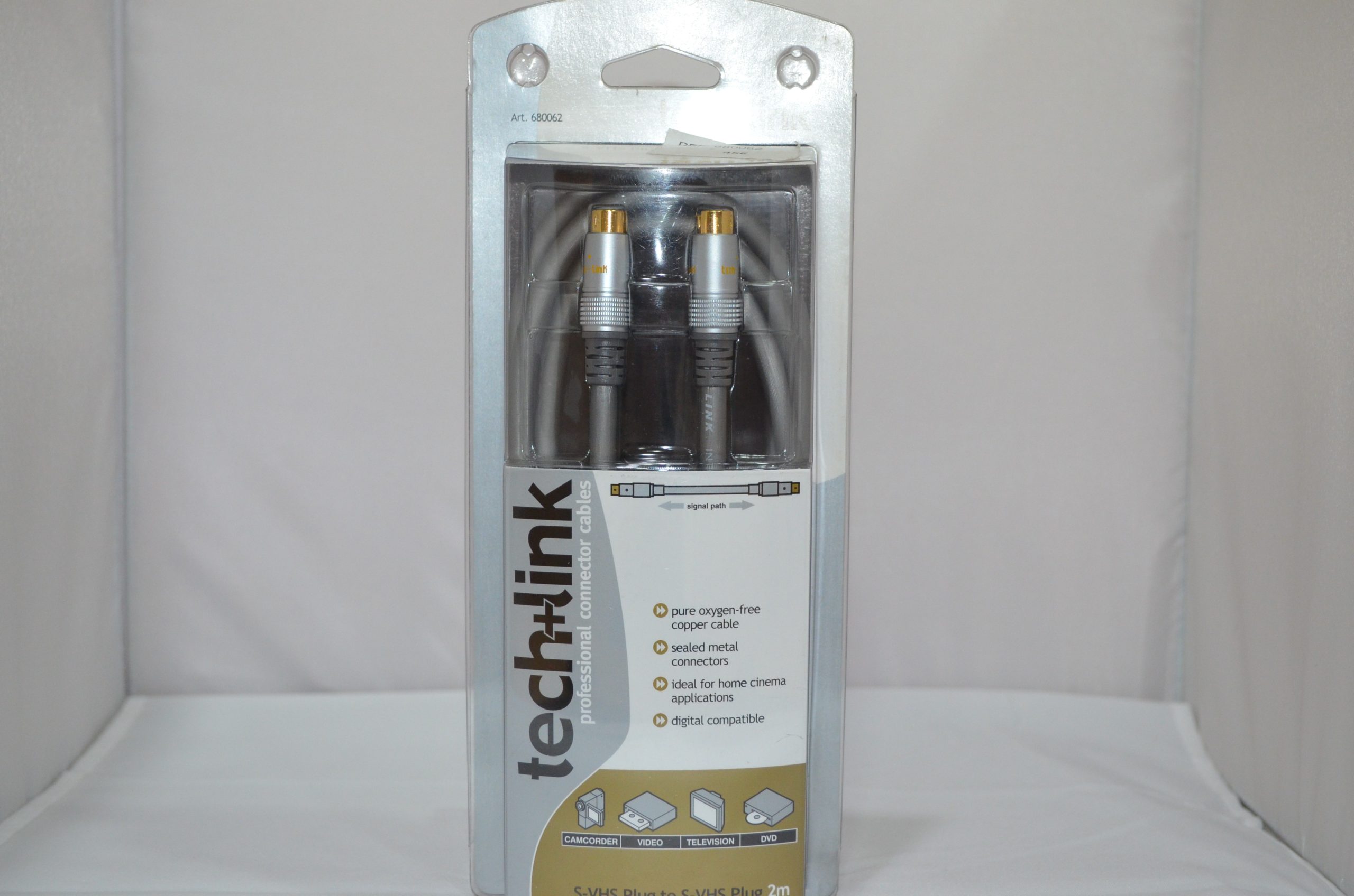 Tech+link S-VHS - Plug 2m