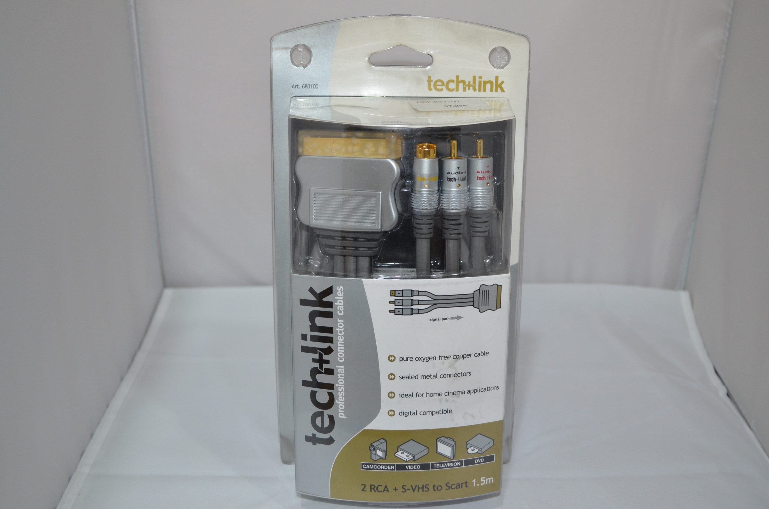 Tech+link 2Rca+S-VHS 1.5m