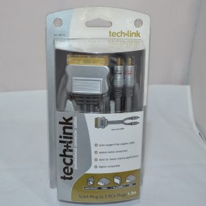 Tech+link Euro a 2 RCA 1.5m