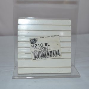 Rejilla cuadrada 3’’ de plástico - Color Blanco - EGi H21C/BL