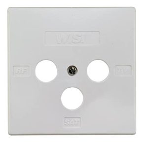 Tapa central, 3 agujeros - WISI DW 45 (Caja 10 ud.)