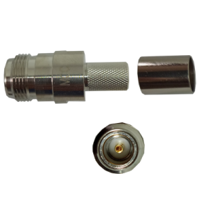 CONECTOR N(N) SOLDAR-GRIMPAR RG214/U