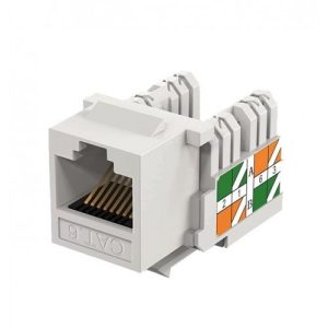 CONECTOR HEMBRA Cat6 UTP 90º