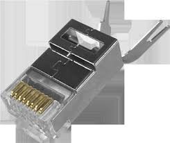 Conector datos RJ45 rápido Cat6/6A FTP 50micras