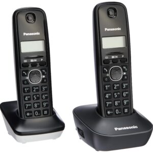 Panasonic Teléfono Inalámbrico Digital Dúo Negro