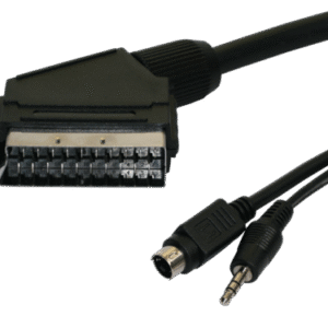Cable de Audio/Video Euroconector macho a minidin 4C y Jack