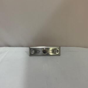 Placa Rectangular para pulsador de aluminio