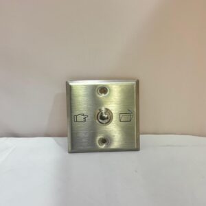 Placa cuadrada para pulsador de aluminio