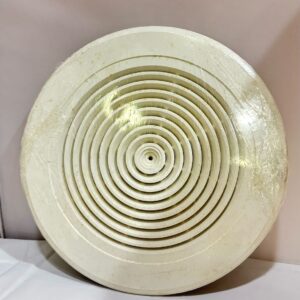 Rejilla Circular plana 8" de plástico-Color Blanco- Sonelco