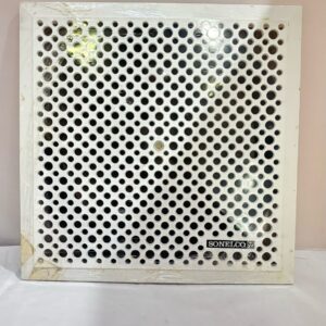 Rejilla Cuadrada plana 8" de plástico-Color Blanco- Sonelco