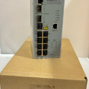 Switch Industrial POE con 2 puertos SFP combo Allied Telesis