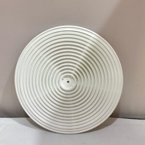 Rejilla circular plana de plástico 3" BL