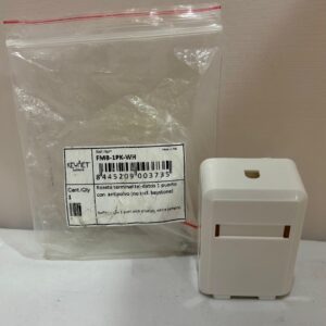 Roseta terminal de datos 1 puerto con antipolvo Keynet