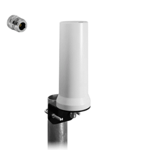 Antena exterior con soporte